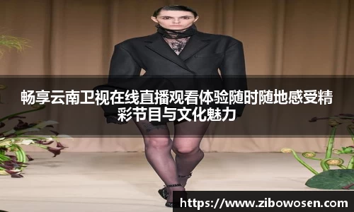 畅享云南卫视在线直播观看体验随时随地感受精彩节目与文化魅力